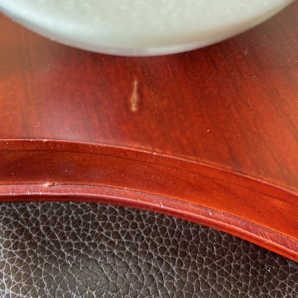 Vintage Hourglass Sand Timer Desktop Clock Made of Wood & Metal - Picture 10 of 10